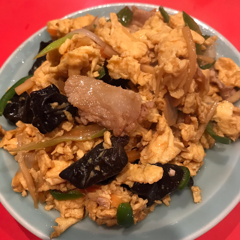 キクラゲと玉子炒め(みんみん （珉珉）)