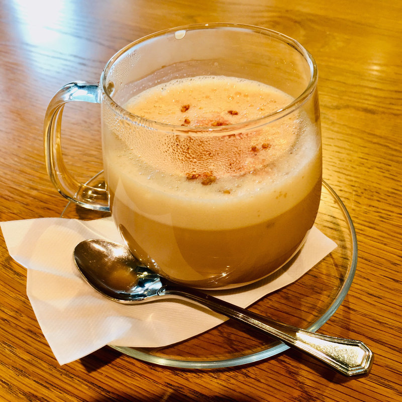 桜とあずきのカプチーノチャイ(アフタヌーンティー・ティールーム グランフロント大阪)