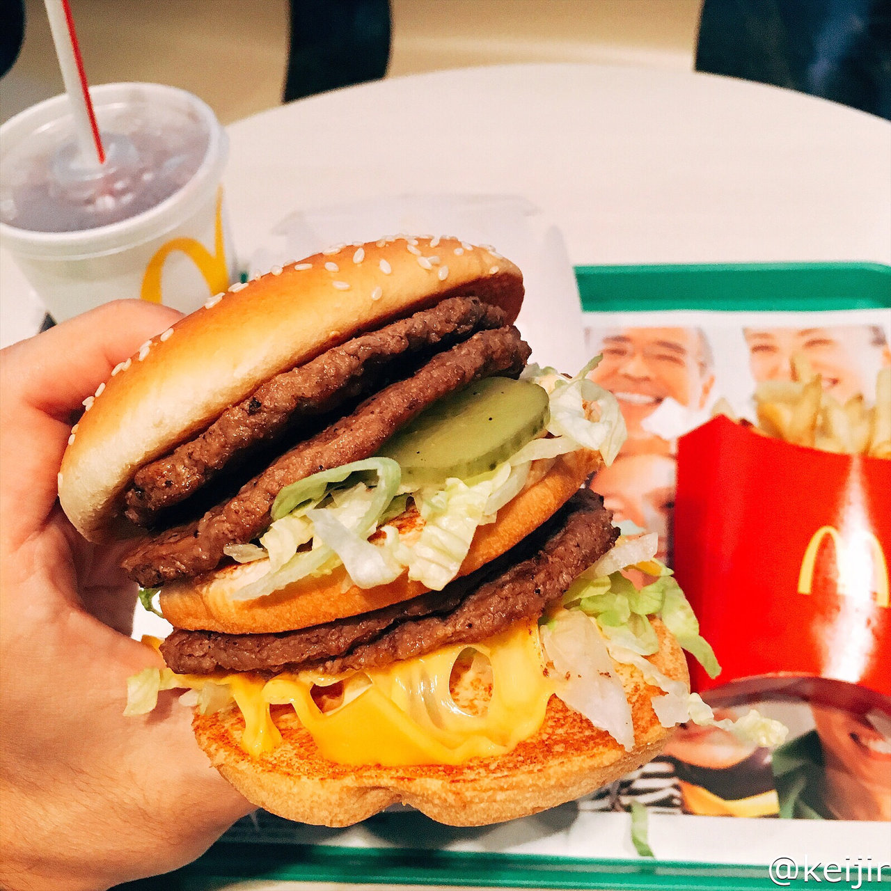 倍ビックマックセット(マクドナルド 大森ベルポート店)の口コミ一覧