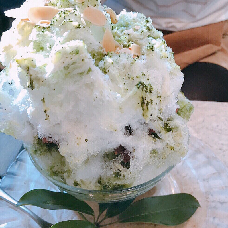 宇治金時かき氷(いちょうの木 )