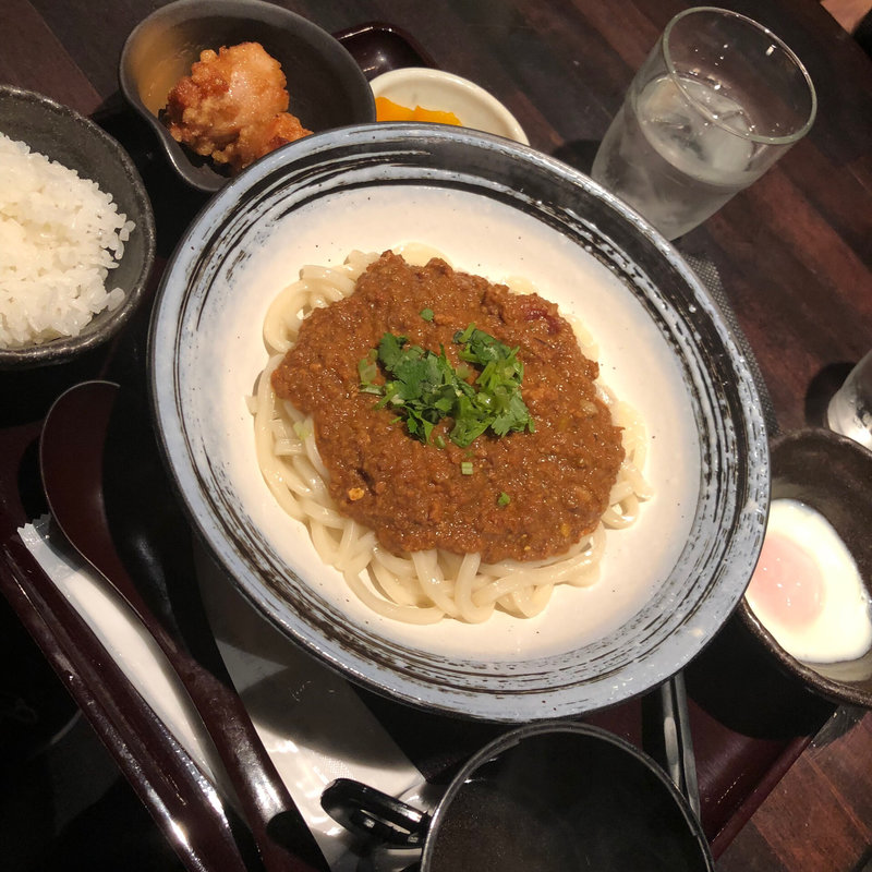 キーマカレー定食(地鶏と焼酎 とりちゅう )
