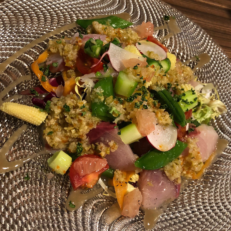 魚のサラダ(シーフード＆スペインバル アスール)