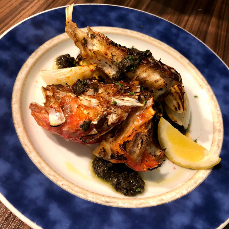 カサゴのグリル(シーフード＆スペインバル アスール)