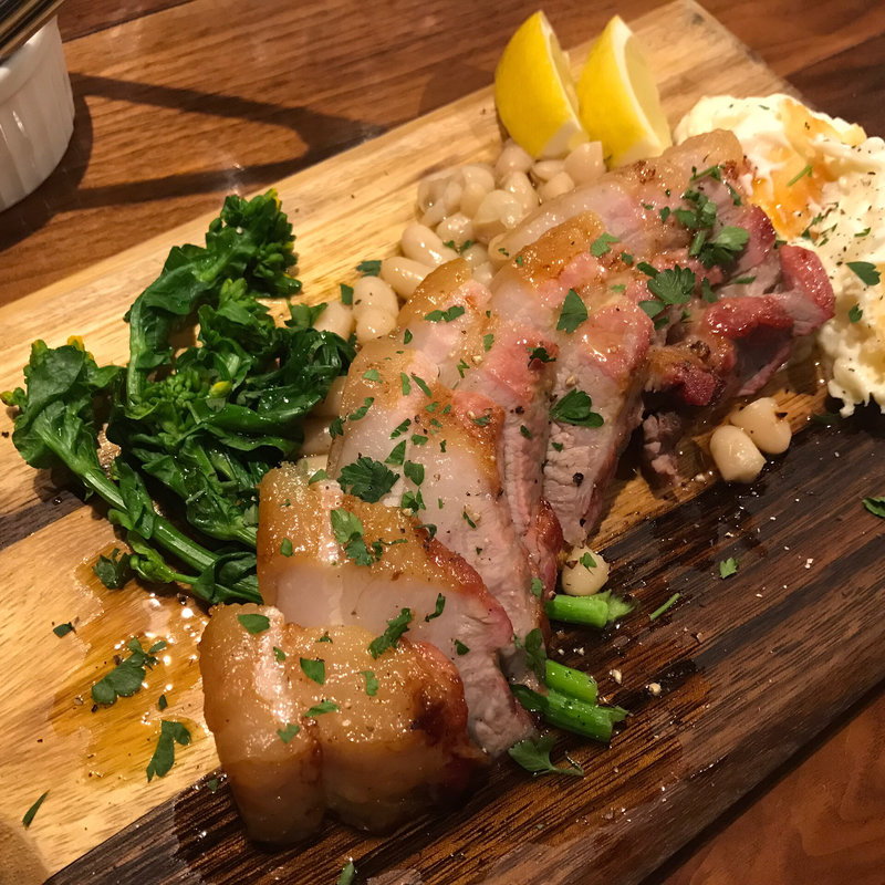 清流豚のバラ肉焼き(LEGAME)