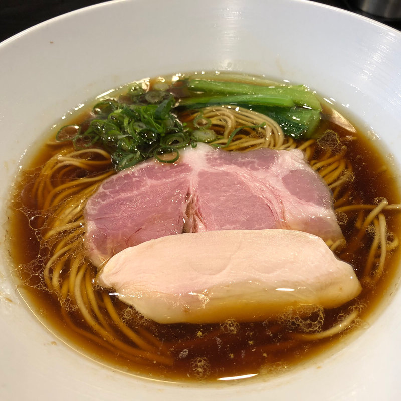 芳醇鶏そばの醤油(麺や福はら)