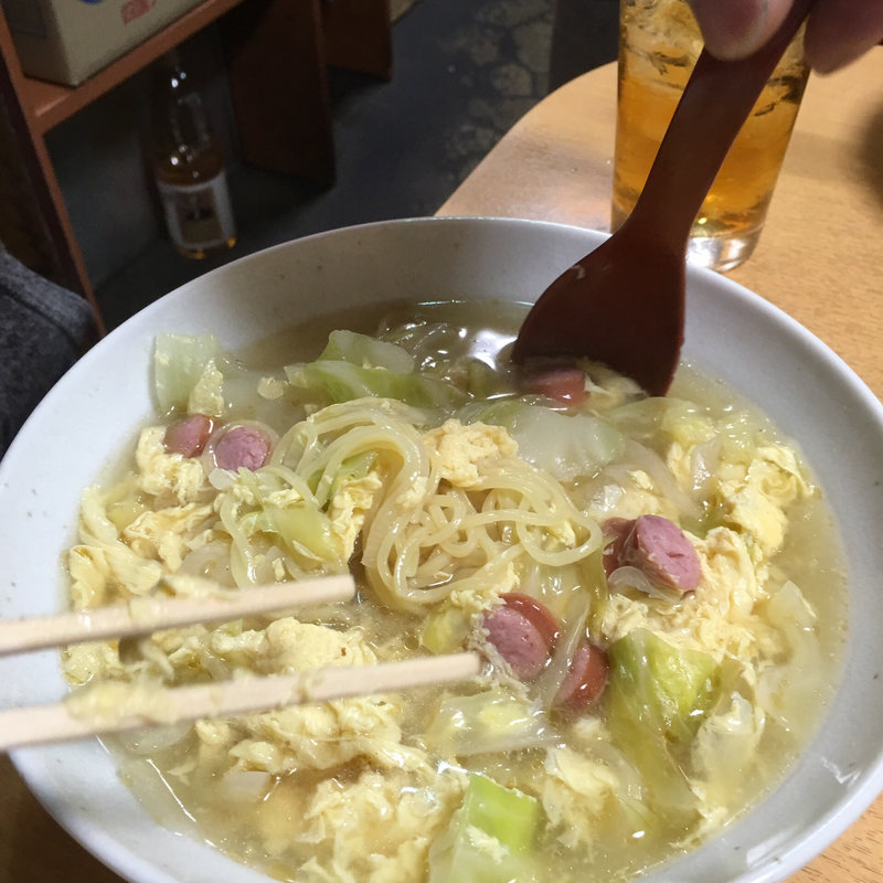 やさしいラーメン(尾道らーめん とんぼ屋)