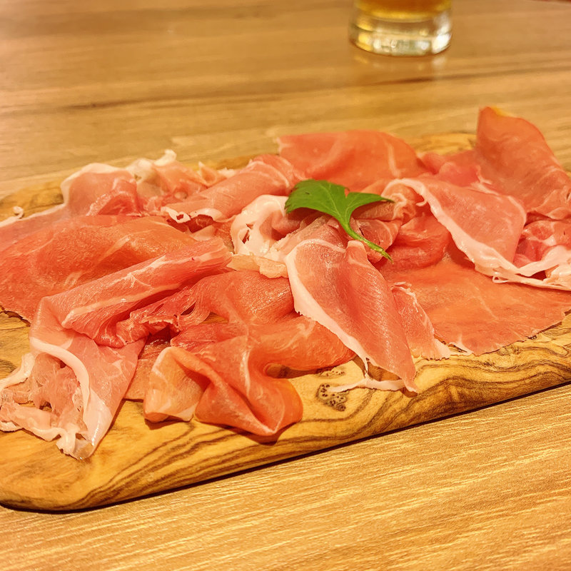 サンニコラ24ヶ月熟成パルマ産プロシュート(トラットリア・ターヴォラ アトレ川崎)