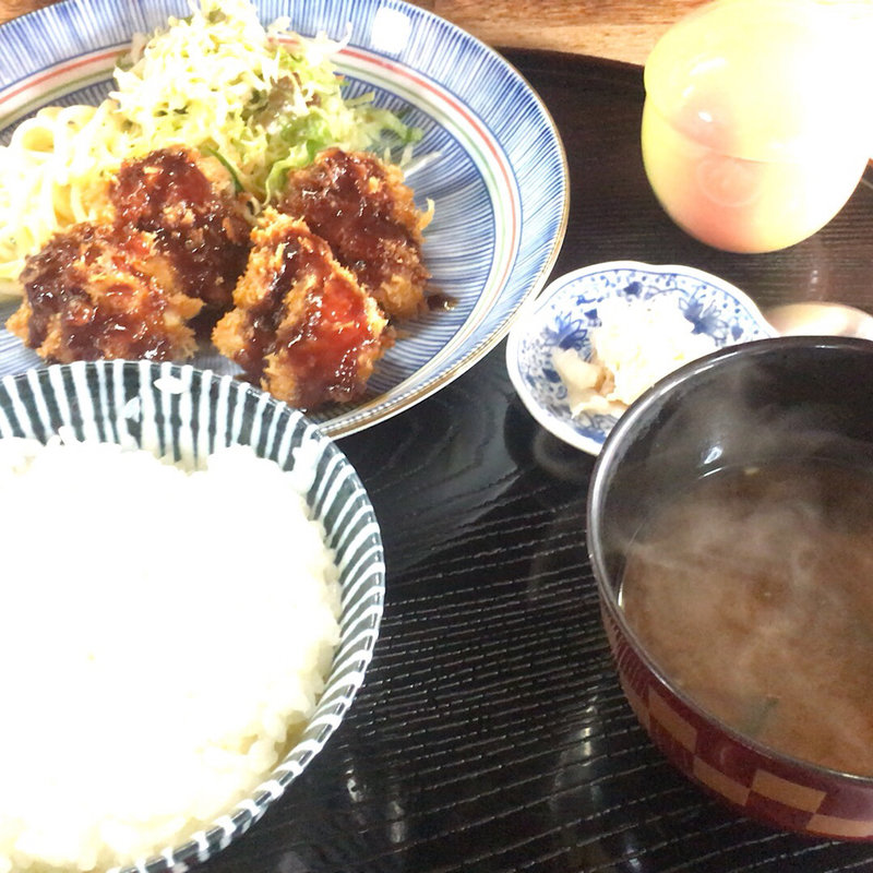 チキンカツ定食(いわまつ )