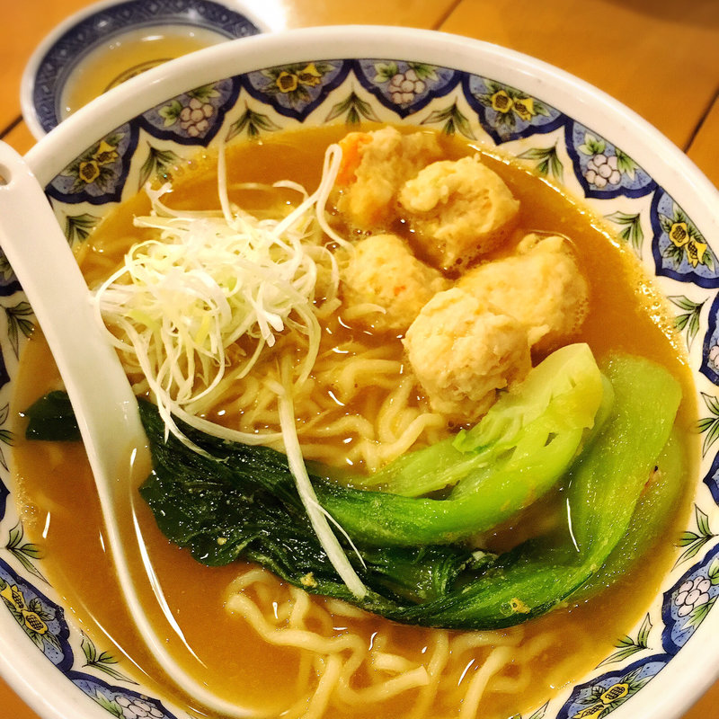 季節商品 濃厚エビ味噌ラーメン(中国ラーメン揚州商人 立川店)