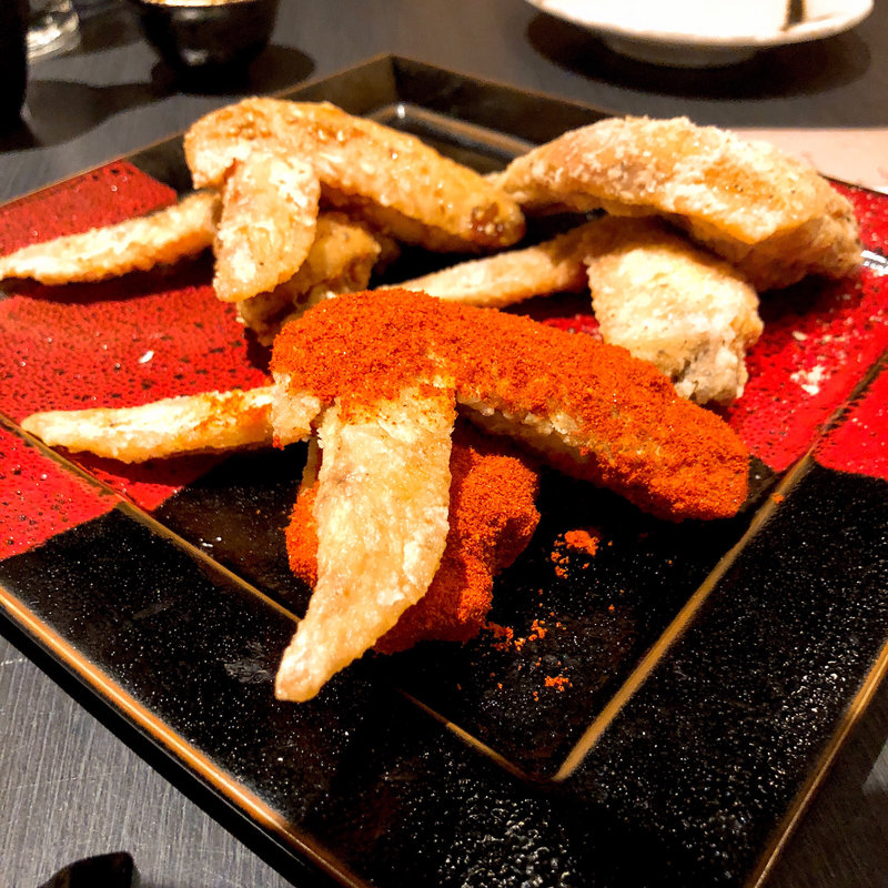 手羽先唐揚げ(山形蕎麦と炙りの焔蔵 GEMS新橋店)