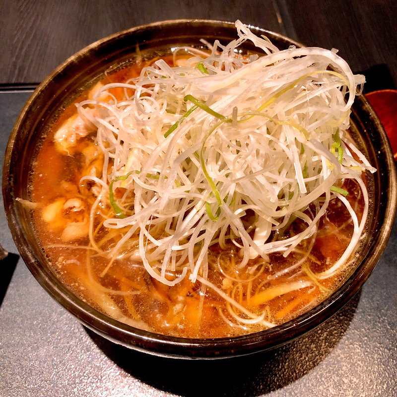 鳥中華(山形蕎麦と炙りの焔蔵 GEMS新橋店)