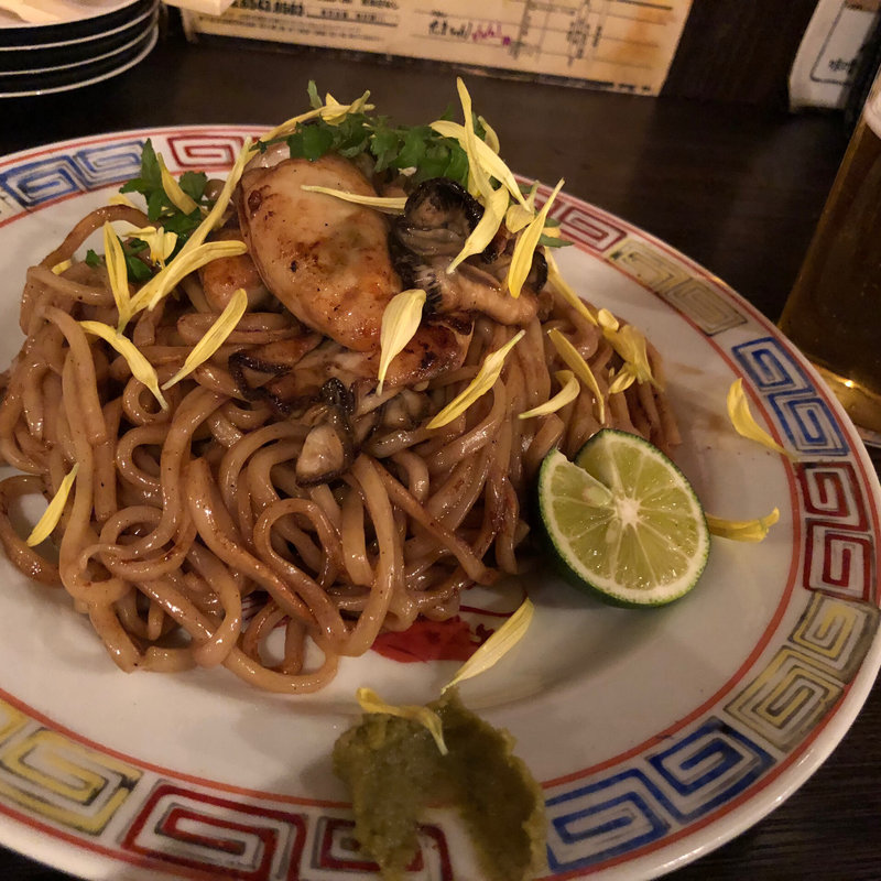 本格生揚げ醤油焼きそば(お好み たまちゃんviva)