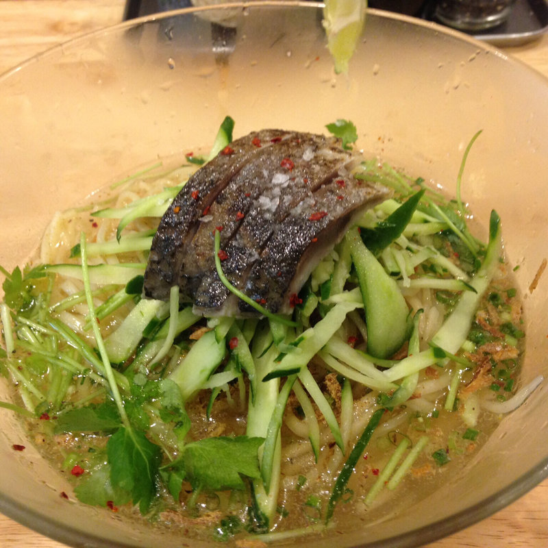 あぶり〆鯖冷やし塩そば(福島壱麺 （イチメン）)