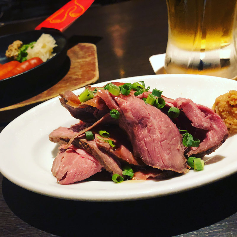 切り落としローストビーフ(プロント 福岡天神木村家ビル店)