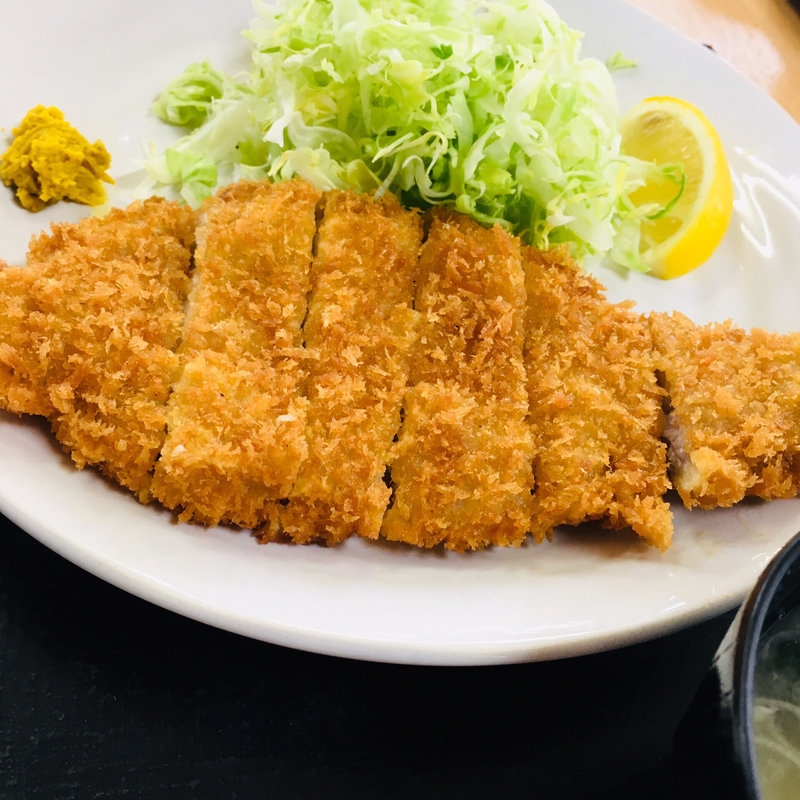 トンカツ定食(足利渡良瀬ゴルフ場レストラン )