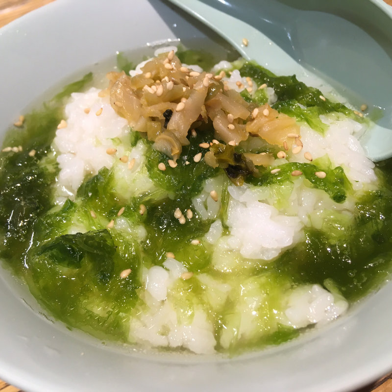 生のりスープでごはん(原宿餃子樓 グランツリー武蔵小杉店)