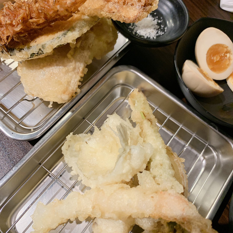 盛り合わせ(天ぷら さいとう 上野湯島店)