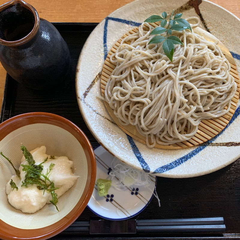 とろろそば(明日葉 （あしたば）)