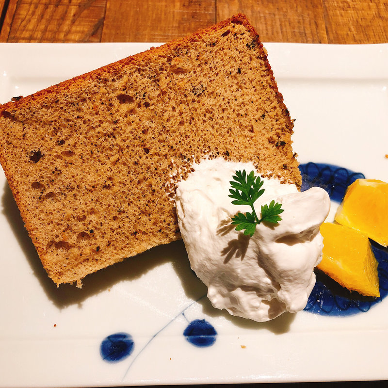シフォンケーキ(CREDYS COFFEE（旧MiLDA Cafe）)