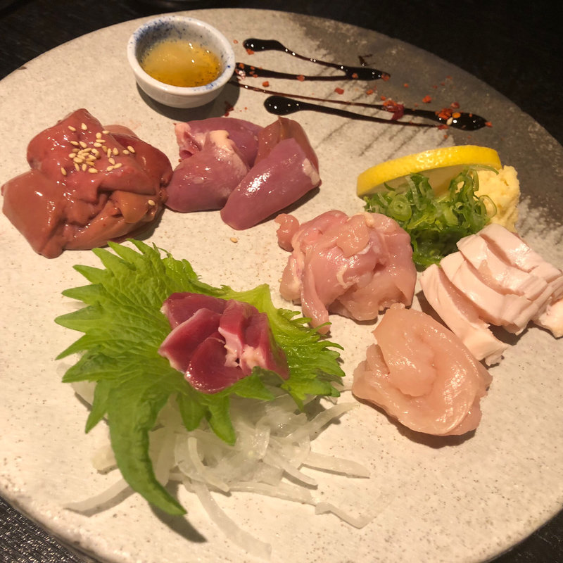 とり刺し盛り合わせ6種(とり藤 福島店 )