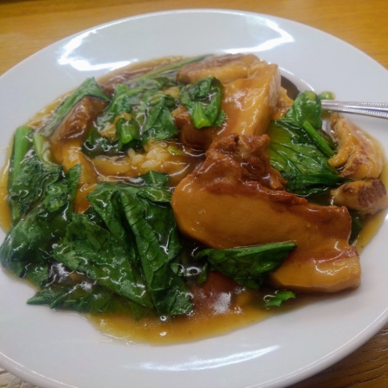 豚の角煮かけご飯(喜来福)