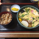 おかめとじ蕎麦