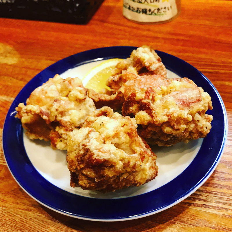 若鶏のカリカリジューシーから揚げ(ハンバーグレストランまつもと)