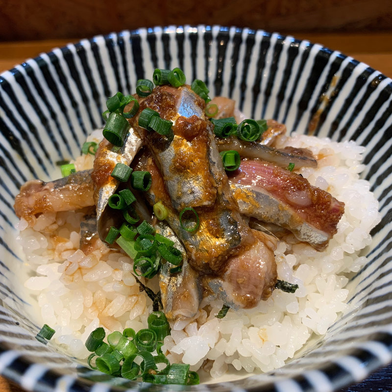 イワシ丼(寿製麺 よしかわ 川越店)
