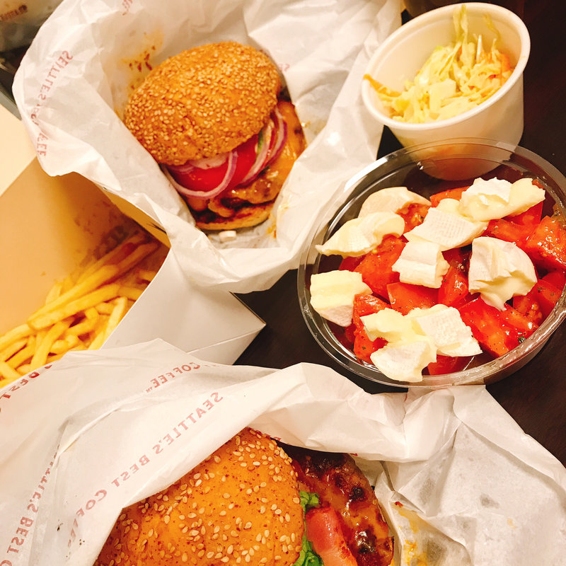 ヴァションバーガー (160g)(VASHON Bar&Grill Seattle's Best Coffee 芝公園店)