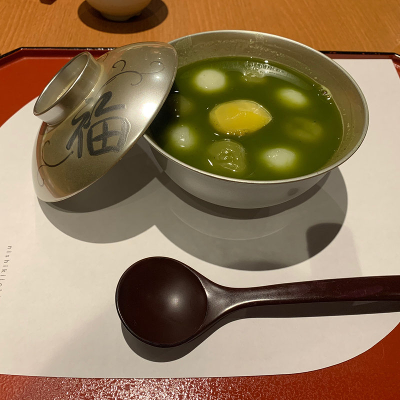 特選 抹茶おしるこ(錦一葉)