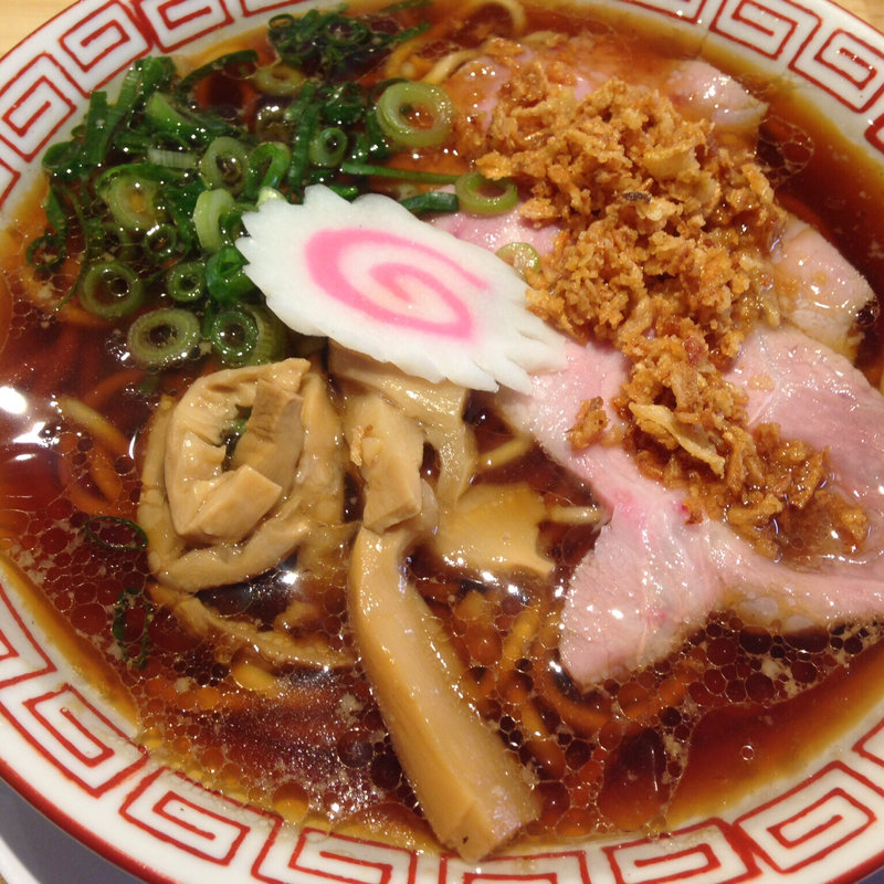 中華そば半チャーハンセット(サバ6製麺所)