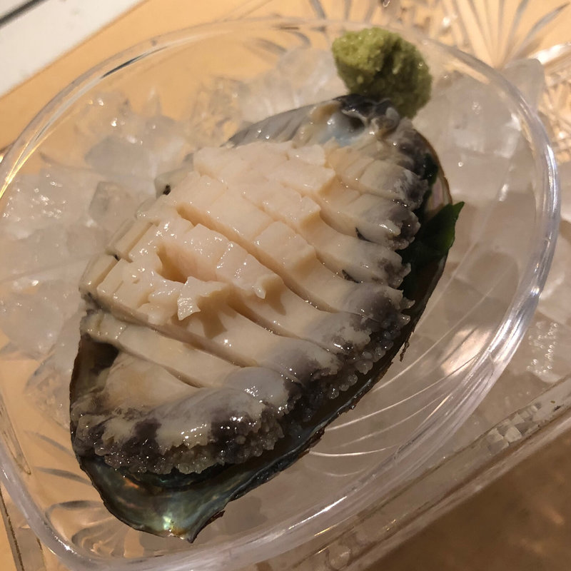 鮑の刺身(寿司 こまさ )