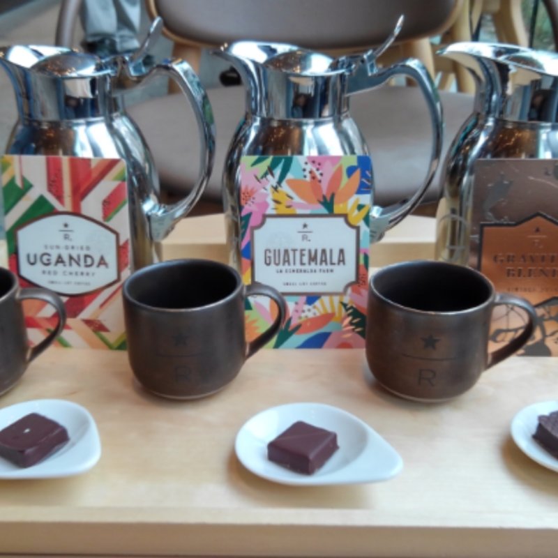 コーヒーフライト&ボンボンショコラ(スターバックスリザーブロースタリー東京)