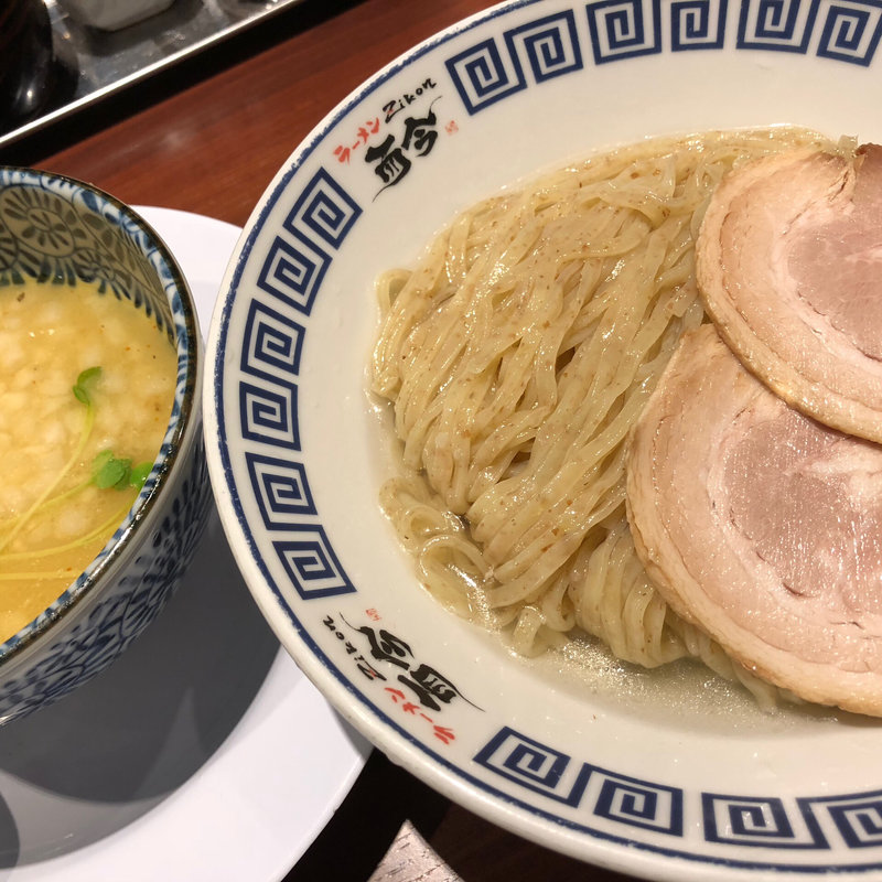 昆布水塩つけ麺(麺屋而今総本家)