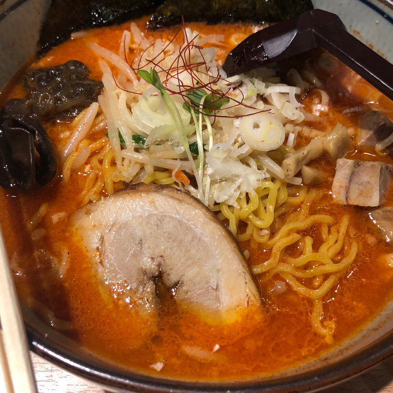 辛味噌ラーメン(麺処 白樺山荘 新千歳空港店)