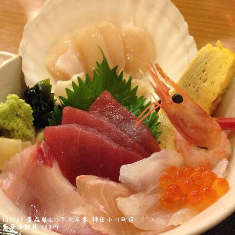 豪華海鮮丼(青森県むつ下北半島 神田小川町店)