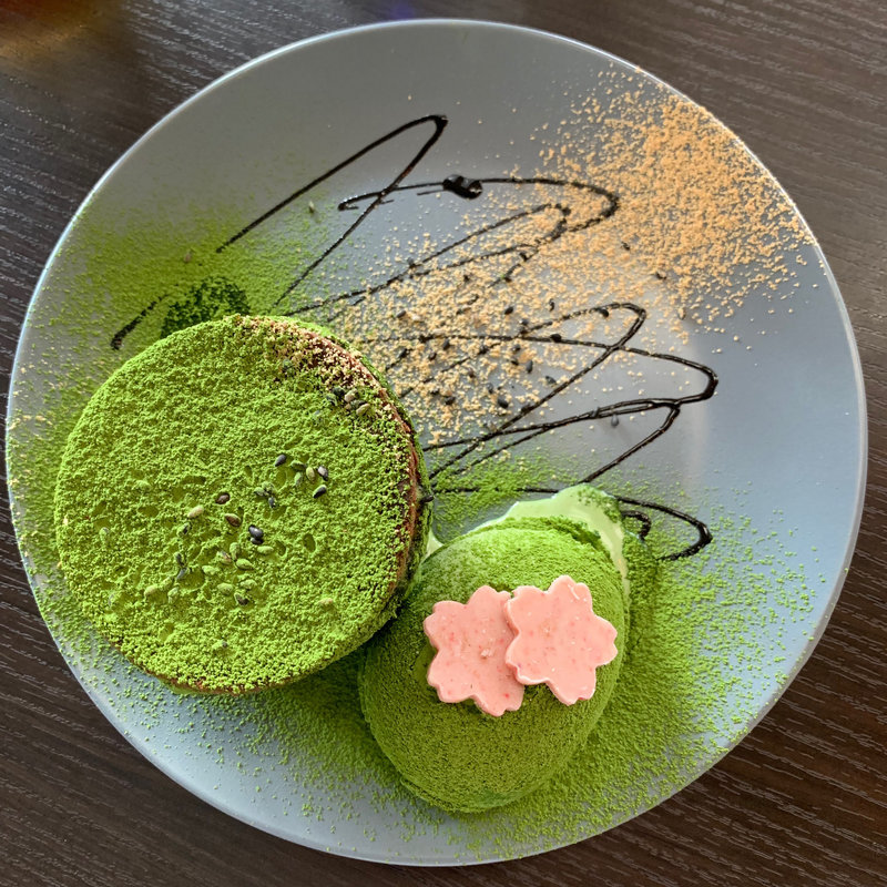 抹茶のフォンダンショコラ(cafe style CONNESSO)