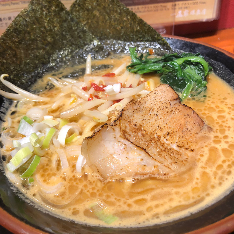 味噌ラーメン(横浜家系ラーメン 一蓮家 堺東店)