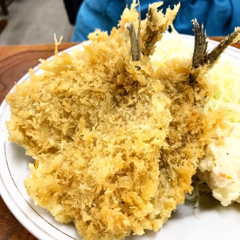 アジフライ定食(阿於喜食堂 )