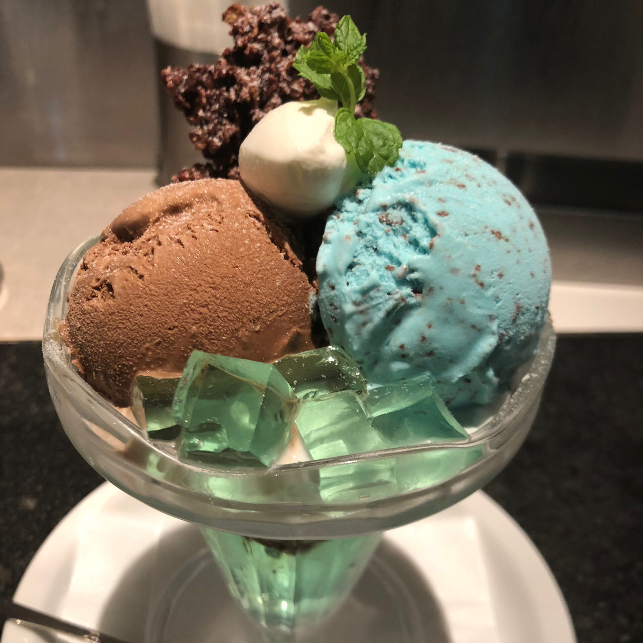 チョコミントパフェ グッドモーニングカフェ 池袋ルミネ店 Good Morning Cafe の口コミ一覧 おいしい一皿が集まるグルメコミュニティサービス Sarah