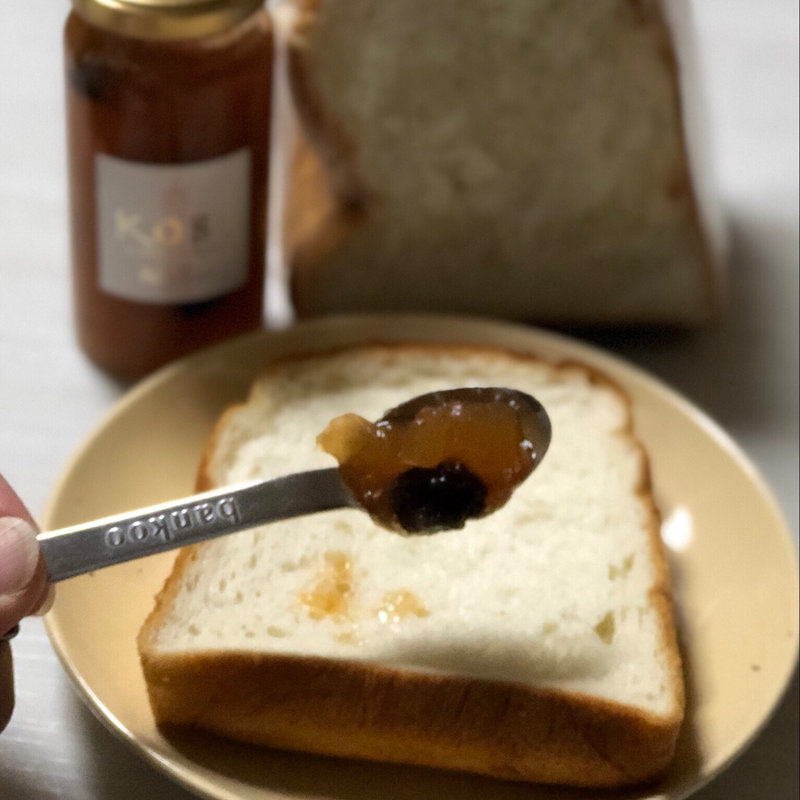 リンゴとラムレーズンのジャム(フルーツショップ フルーツパーラー ベニマン)