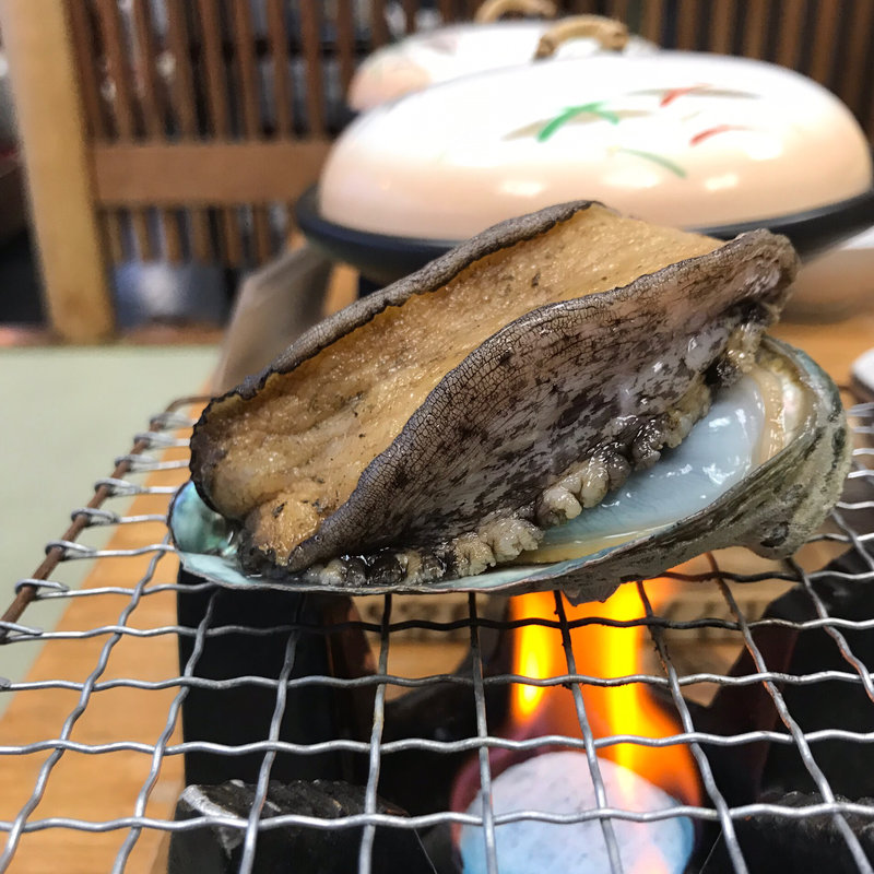 アワビの踊り焼き(はるひら丸 )