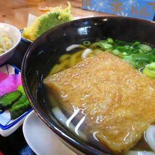 天ぷらセット(野口製麺所)