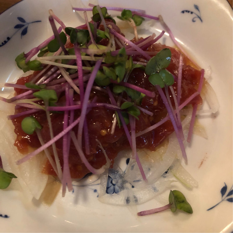 まぐろのタルタル(ワインの酒場。ディプント武蔵小杉店)