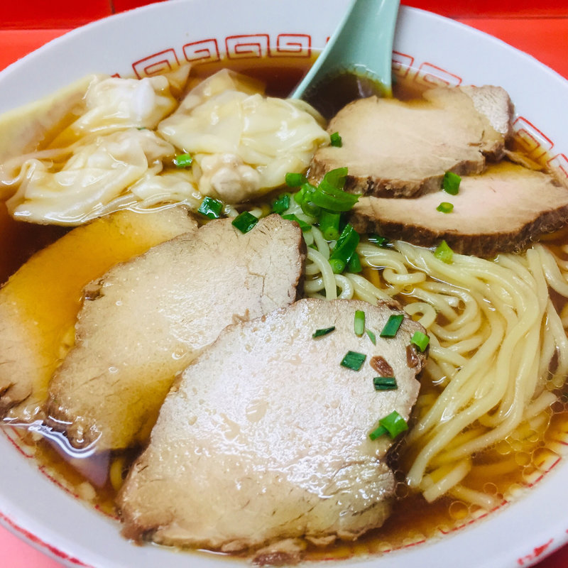 焼豚雲呑麺(萬寿園 )