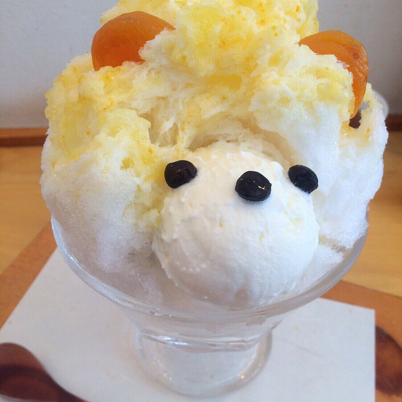 くまちゃん」かき氷(JAPANESE ICE OUCA ジャパニーズアイス櫻花)の