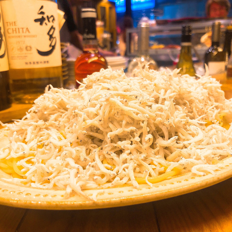 しらすのペペロンチーノ(ビストロ ミートマン)