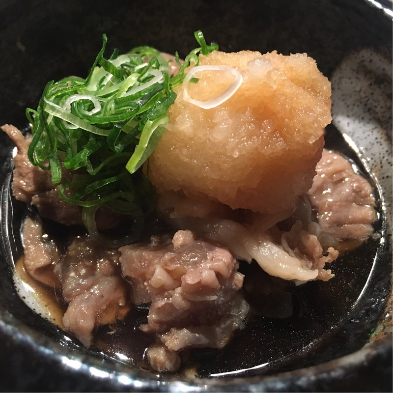 牛スジのおろしポン酢(下田屋 （しもたや）)