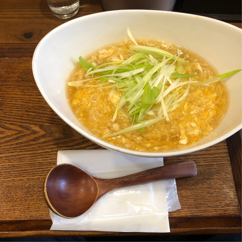 まぜてカレー たまごとじあんかけうどん(うどん小屋 柔製麺)