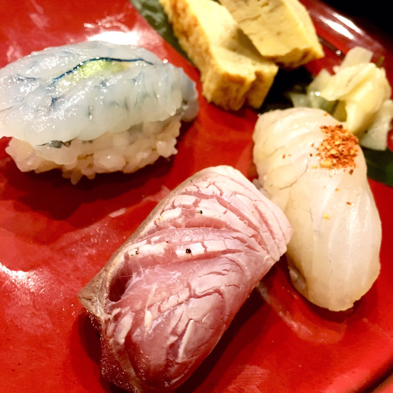 おまかせ握り寿司 三貫(和食処 徳や 香椎)
